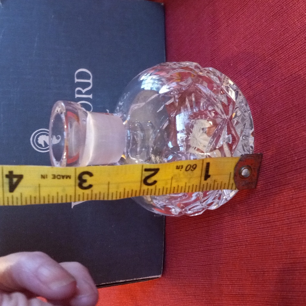 Waterford Crystal Diamond-Cut Perfume Bottle, Lismore Pattern - Picture 9 of 12